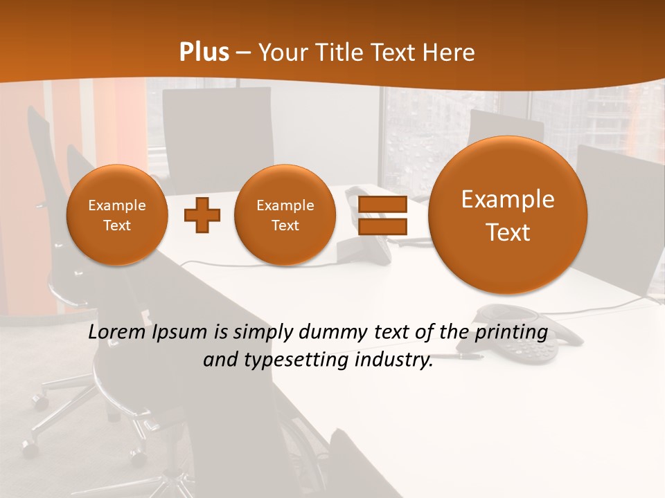 View From Office PowerPoint Template