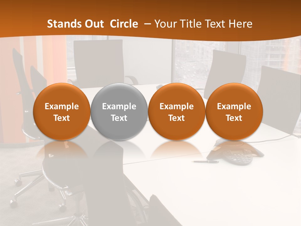 View From Office PowerPoint Template