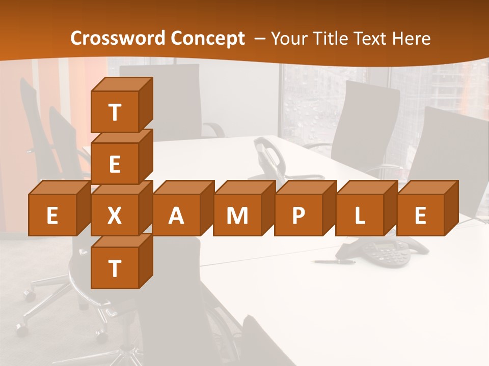View From Office PowerPoint Template
