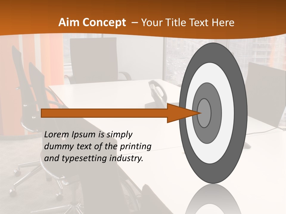 View From Office PowerPoint Template