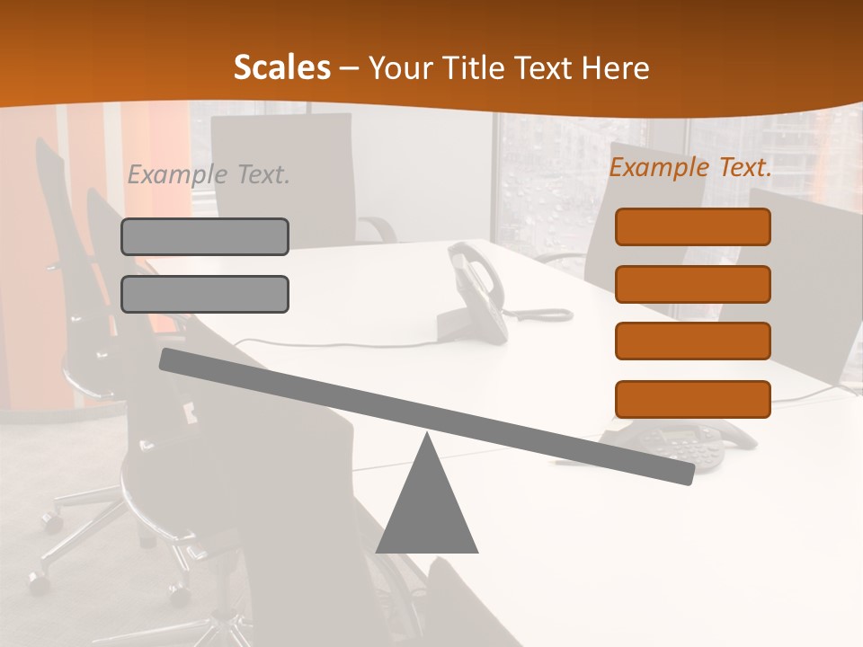View From Office PowerPoint Template