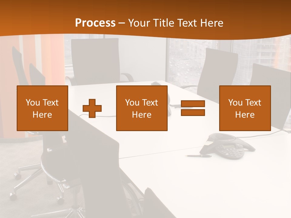 View From Office PowerPoint Template