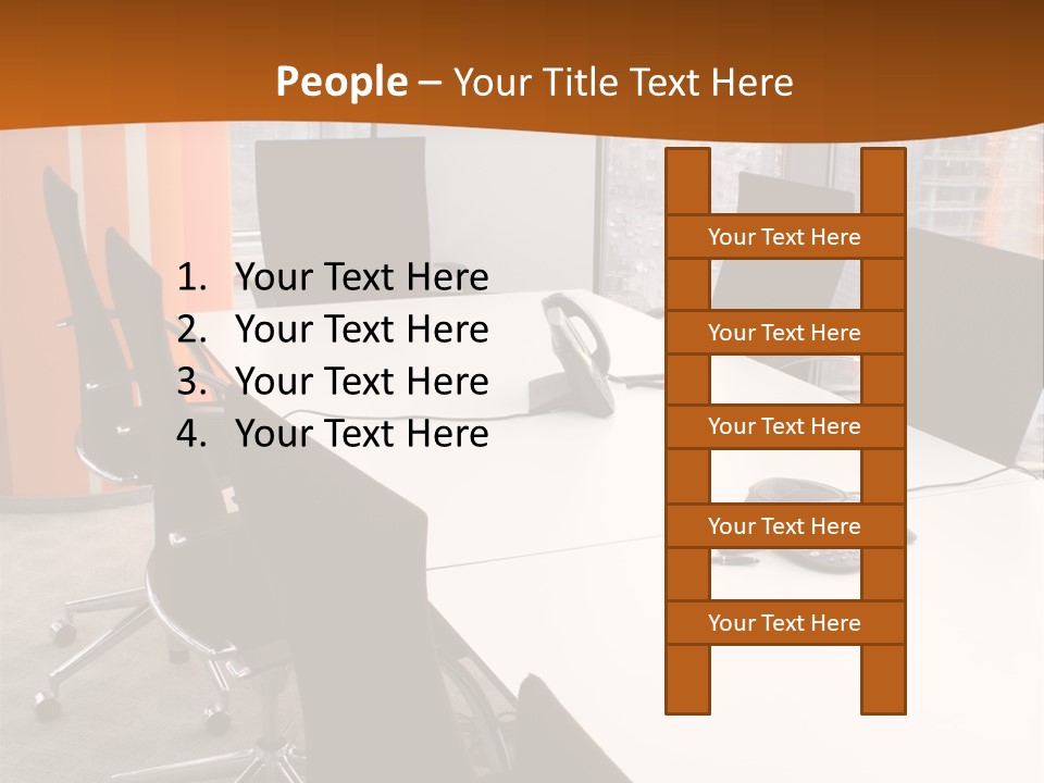 View From Office PowerPoint Template