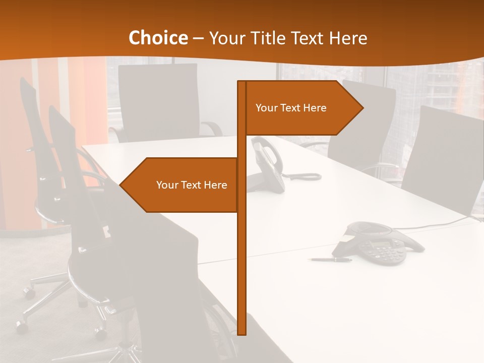 View From Office PowerPoint Template