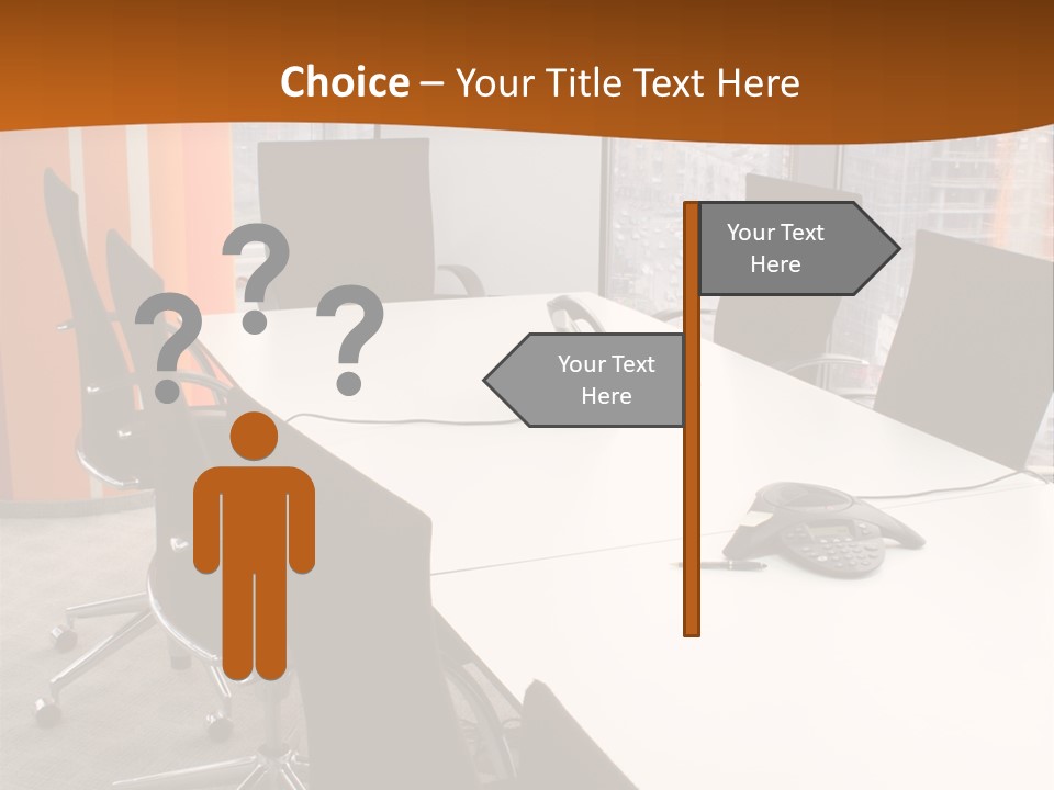 View From Office PowerPoint Template