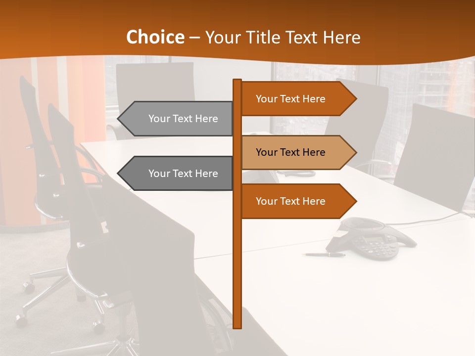View From Office PowerPoint Template