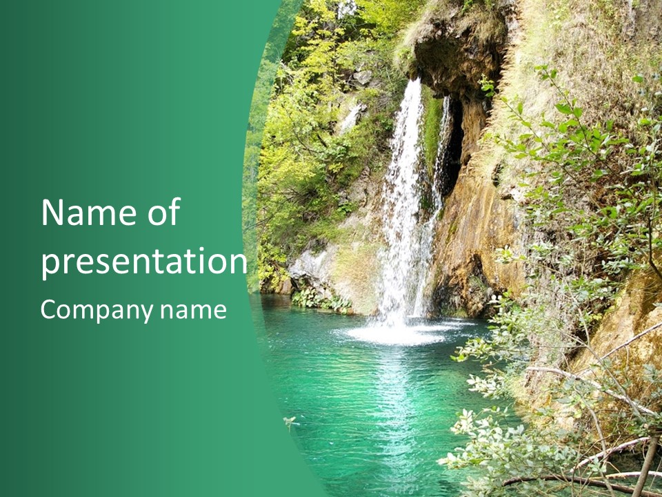 Waterfall PowerPoint Template