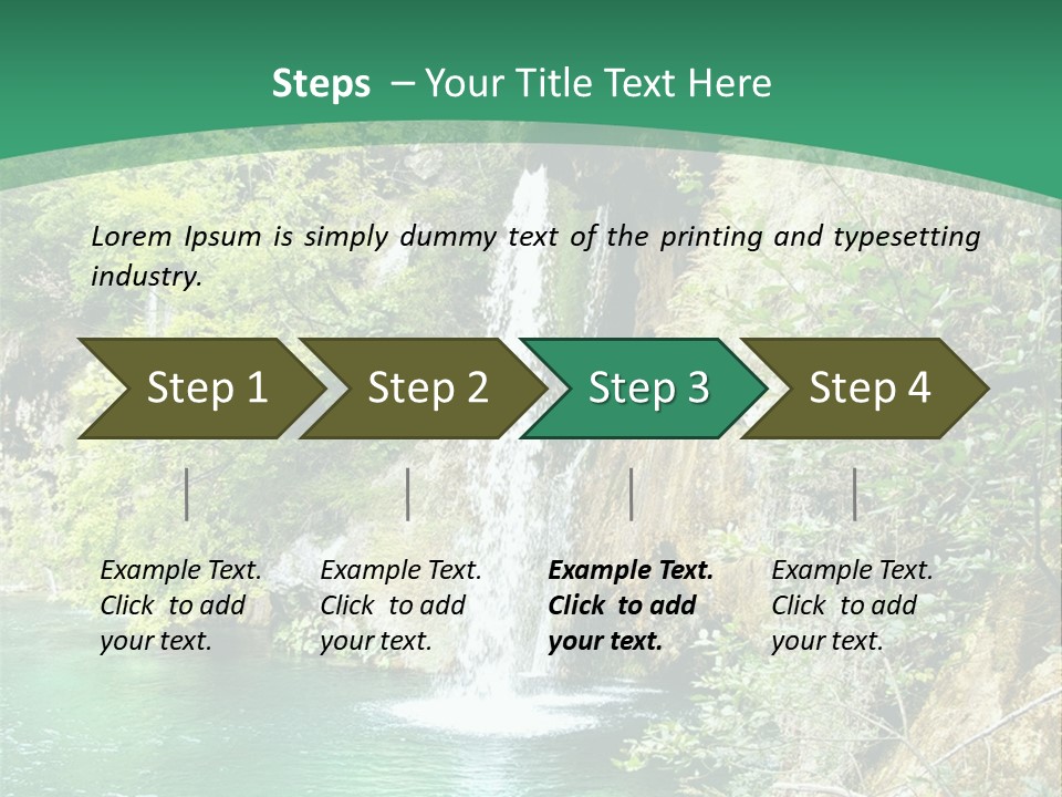 Waterfall PowerPoint Template