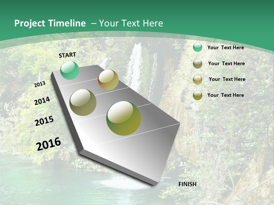 Waterfall PowerPoint Template