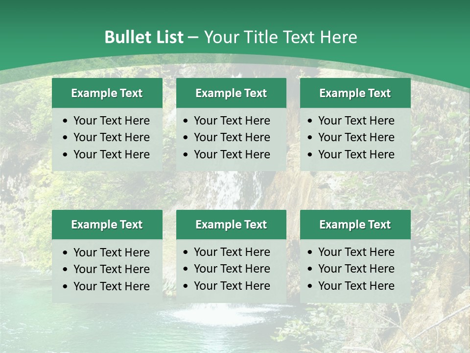 Waterfall PowerPoint Template