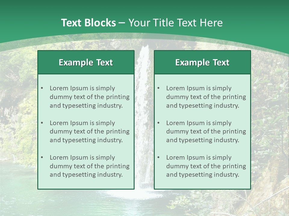 Waterfall PowerPoint Template