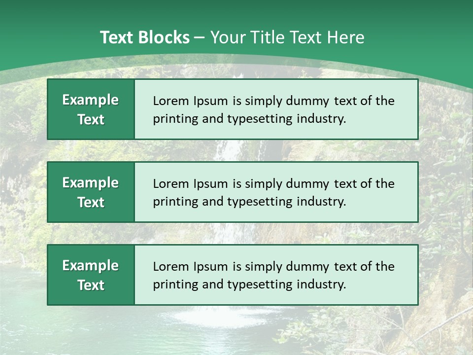 Waterfall PowerPoint Template