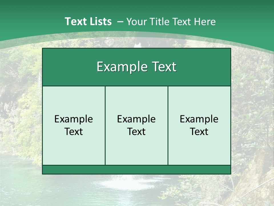 Waterfall PowerPoint Template