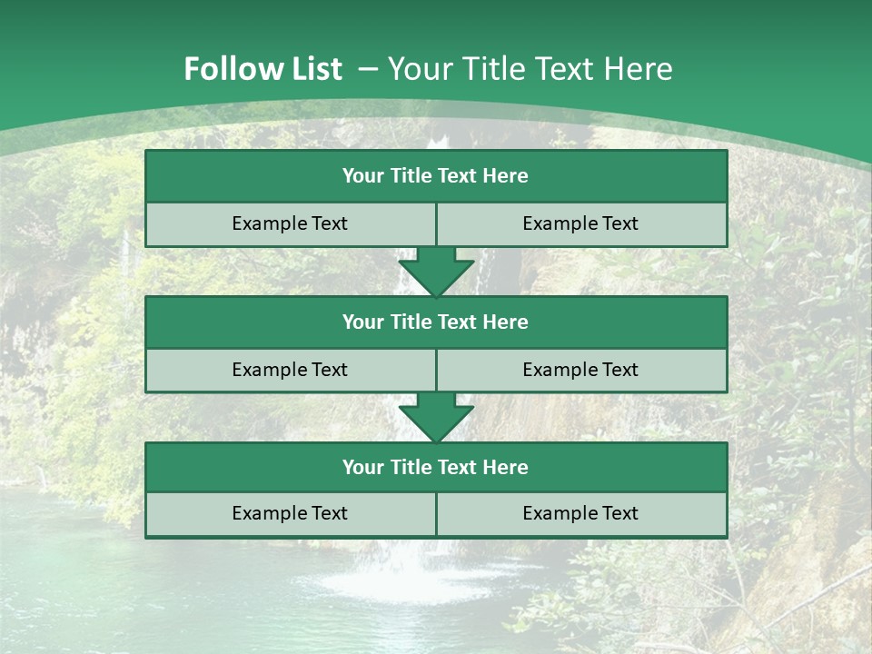 Waterfall PowerPoint Template