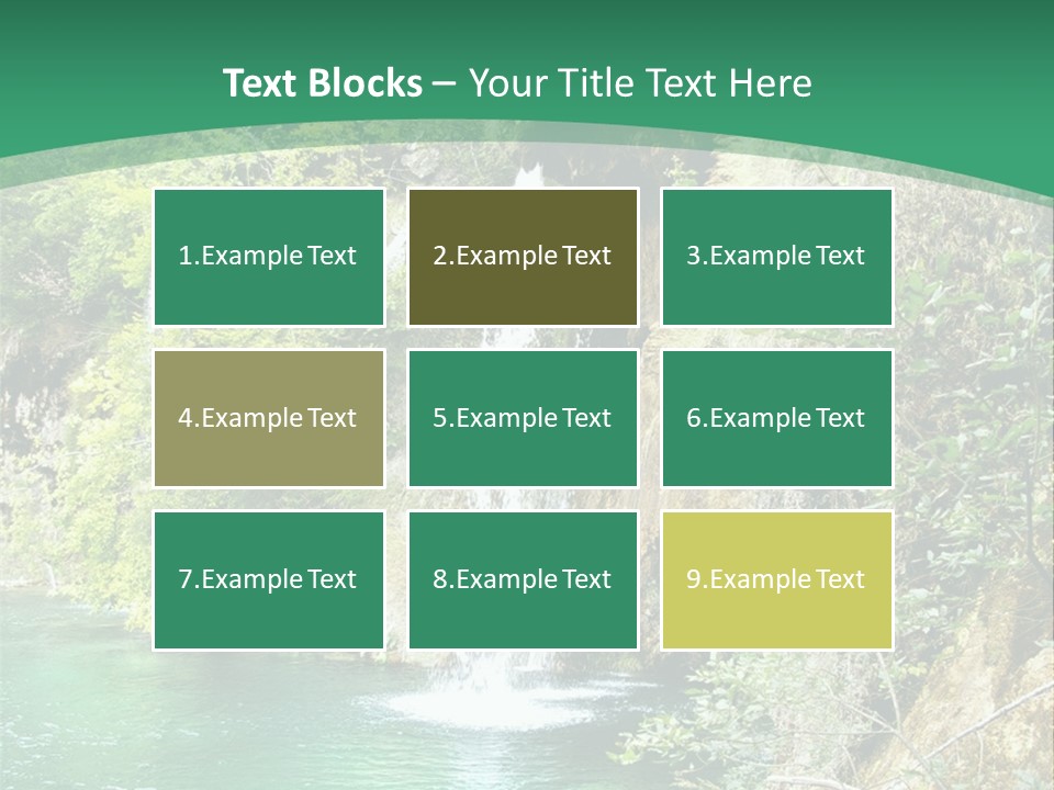 Waterfall PowerPoint Template