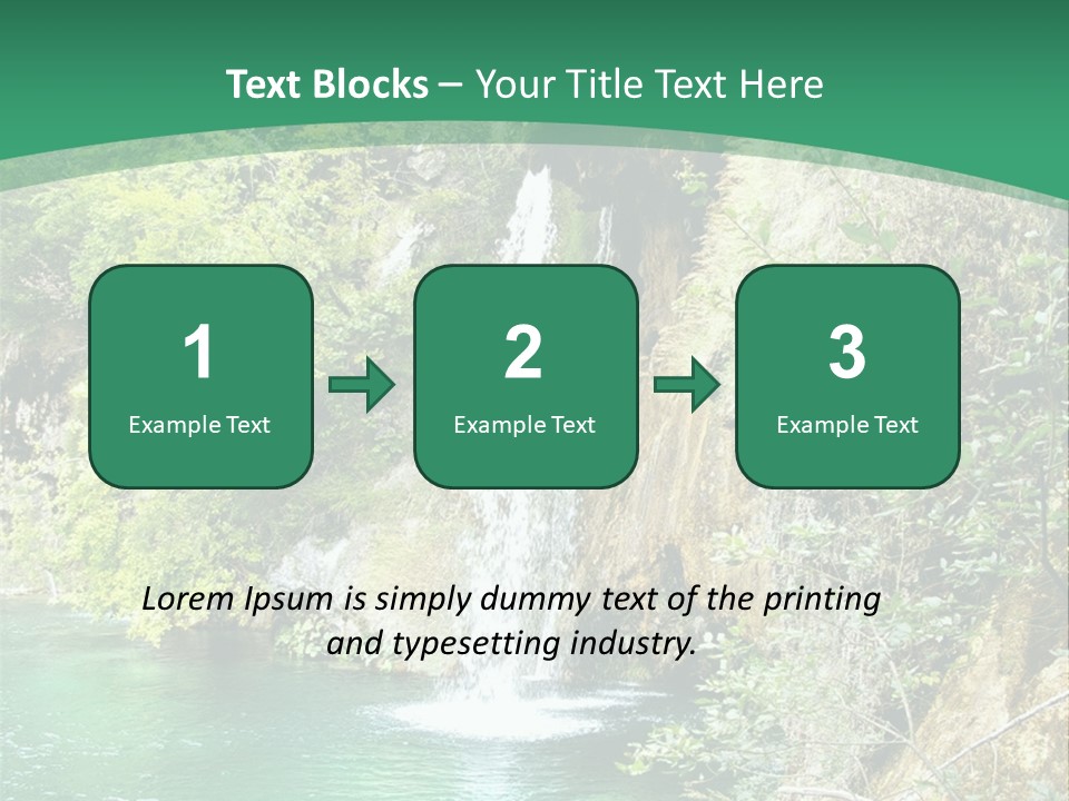 Waterfall PowerPoint Template