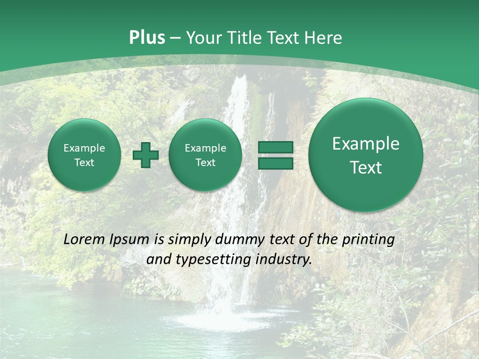 Waterfall PowerPoint Template