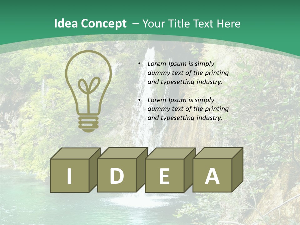 Waterfall PowerPoint Template