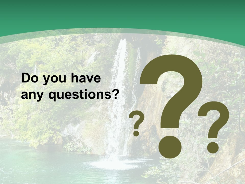 Waterfall PowerPoint Template