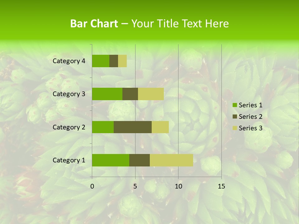 Sempervivum - Hens And Chicks - Sempervivum Soboliferum PowerPoint Template