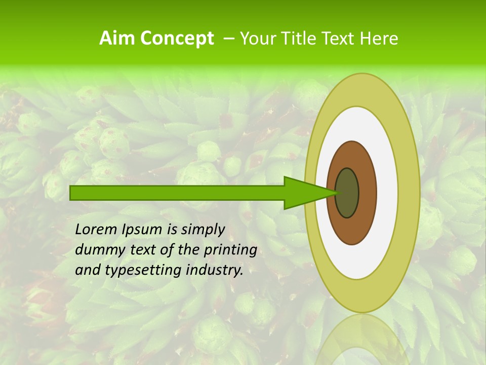 Sempervivum - Hens And Chicks - Sempervivum Soboliferum PowerPoint Template