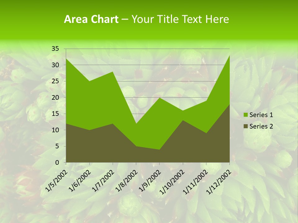 Sempervivum - Hens And Chicks - Sempervivum Soboliferum PowerPoint Template