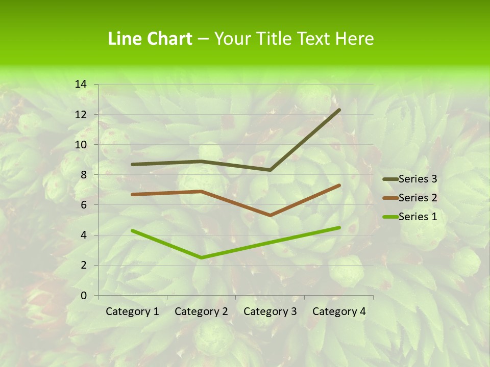 Sempervivum - Hens And Chicks - Sempervivum Soboliferum PowerPoint Template