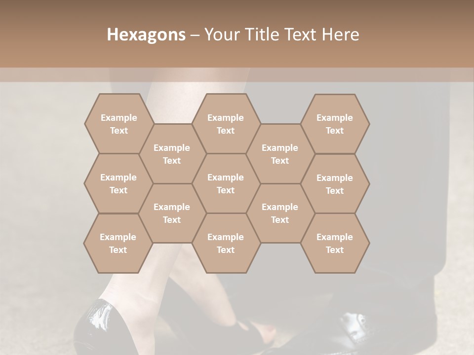 Legs Of The Groom And The Bride PowerPoint Template