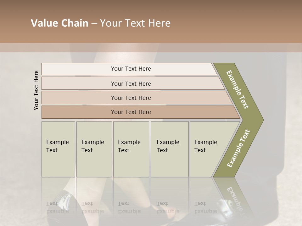 Legs Of The Groom And The Bride PowerPoint Template