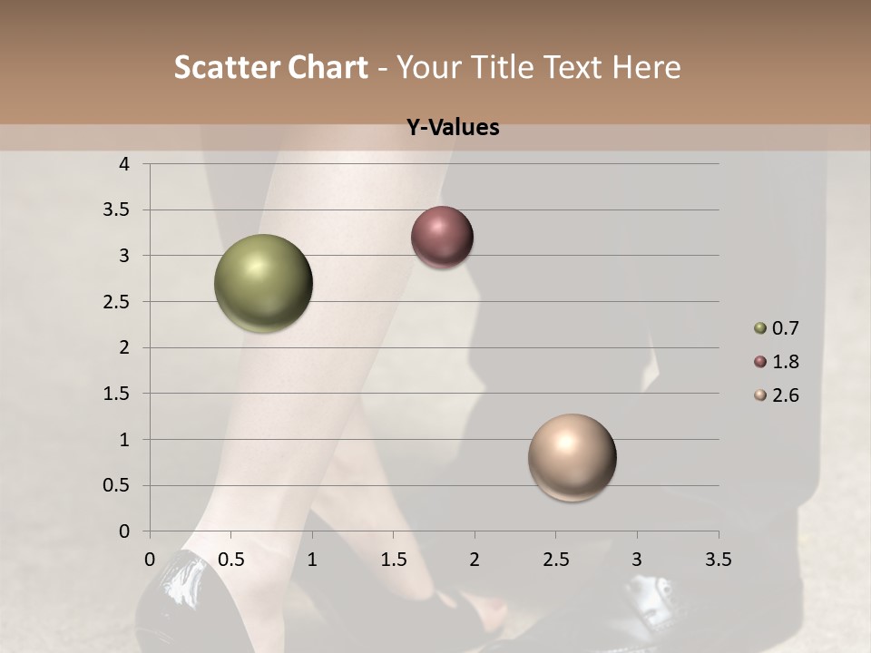 Legs Of The Groom And The Bride PowerPoint Template