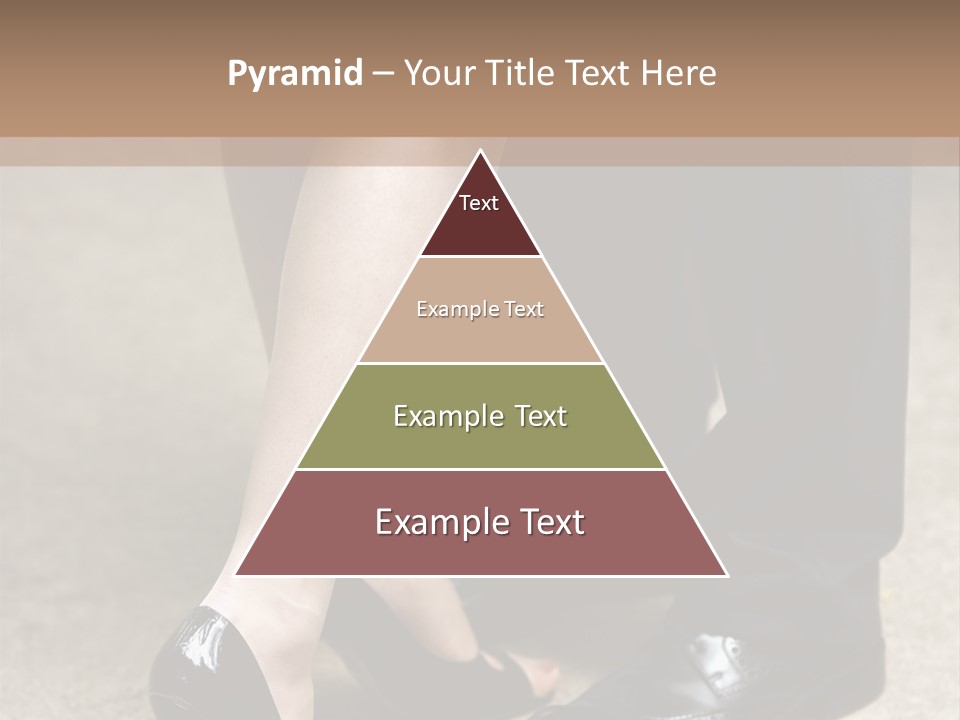 Legs Of The Groom And The Bride PowerPoint Template