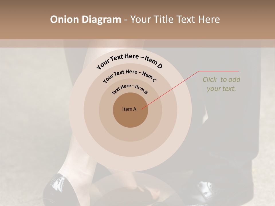 Legs Of The Groom And The Bride PowerPoint Template