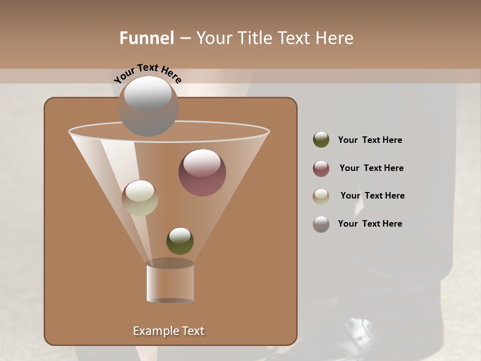 Legs Of The Groom And The Bride PowerPoint Template