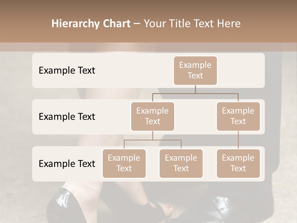 Legs Of The Groom And The Bride PowerPoint Template