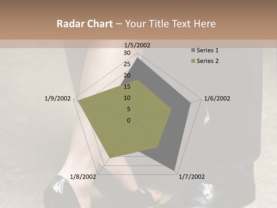 Legs Of The Groom And The Bride PowerPoint Template