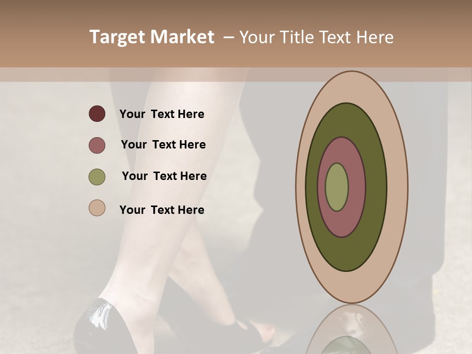 Legs Of The Groom And The Bride PowerPoint Template