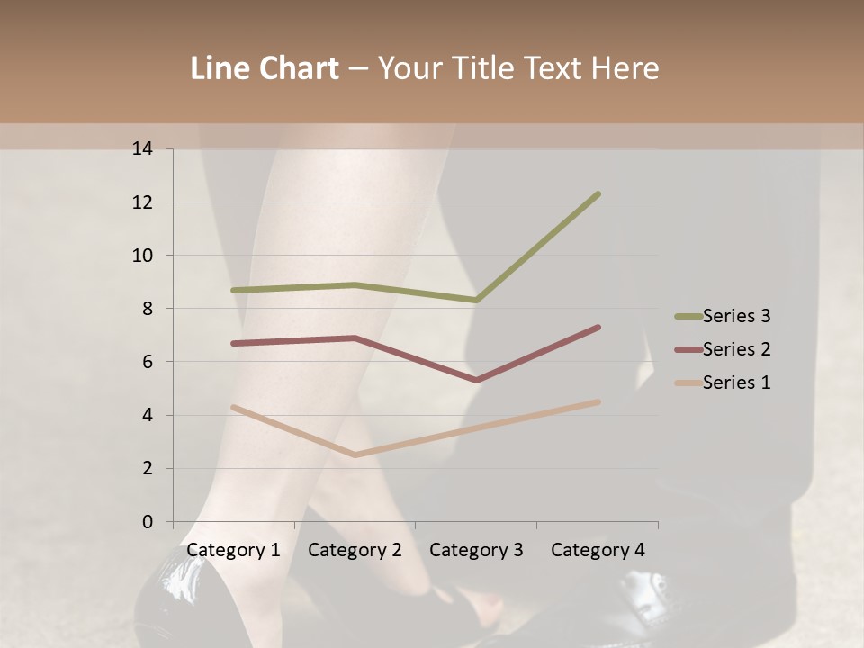 Legs Of The Groom And The Bride PowerPoint Template