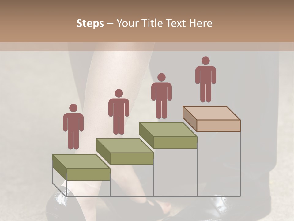 Legs Of The Groom And The Bride PowerPoint Template