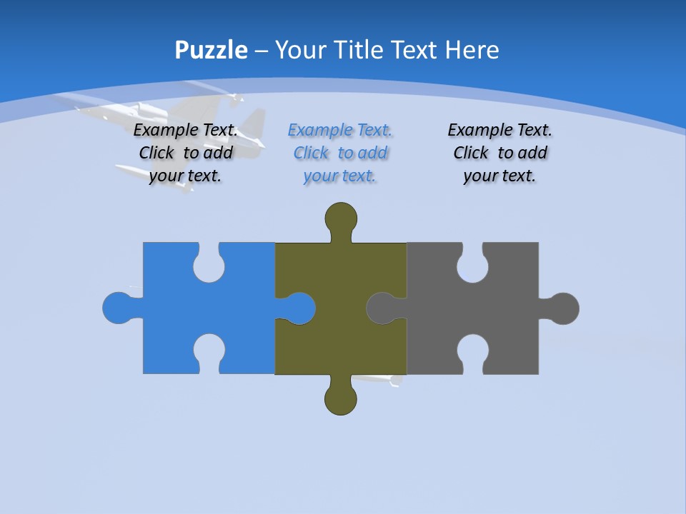 Pair Of F-104 Starfighters On A Mission PowerPoint Template