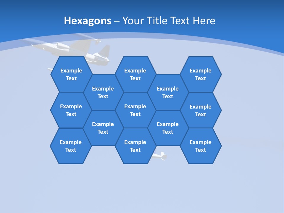 Pair Of F-104 Starfighters On A Mission PowerPoint Template