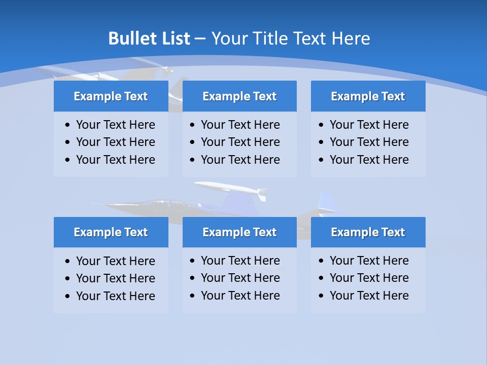 Pair Of F-104 Starfighters On A Mission PowerPoint Template