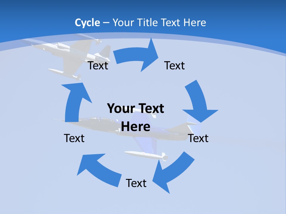 Pair Of F-104 Starfighters On A Mission PowerPoint Template