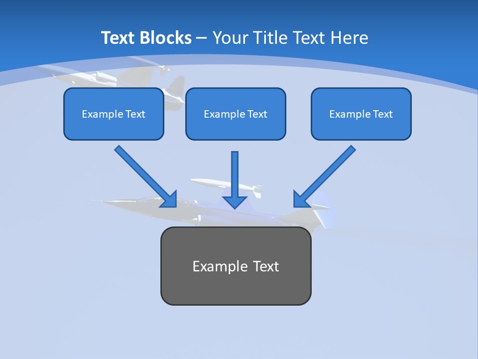 Pair Of F-104 Starfighters On A Mission PowerPoint Template