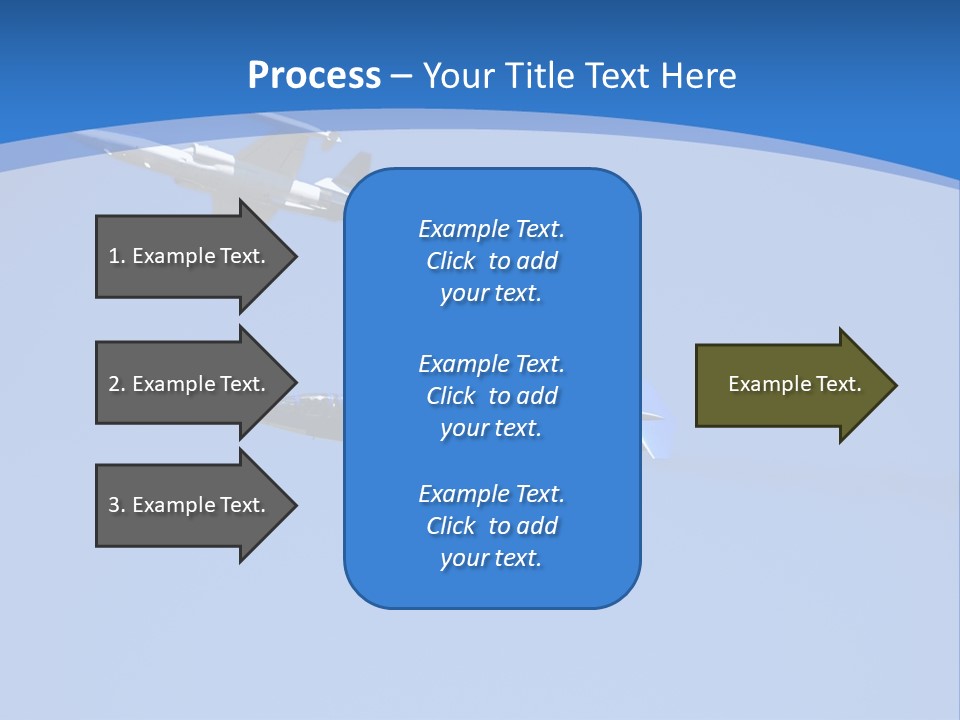 Pair Of F-104 Starfighters On A Mission PowerPoint Template