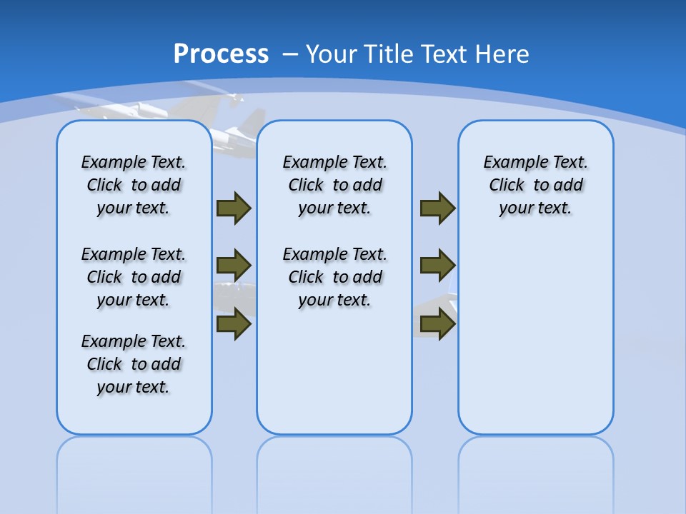 Pair Of F-104 Starfighters On A Mission PowerPoint Template