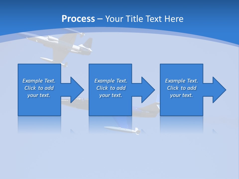Pair Of F-104 Starfighters On A Mission PowerPoint Template