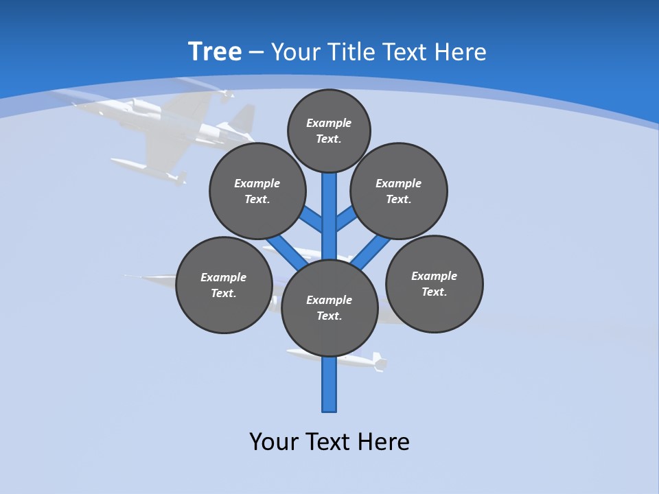 Pair Of F-104 Starfighters On A Mission PowerPoint Template