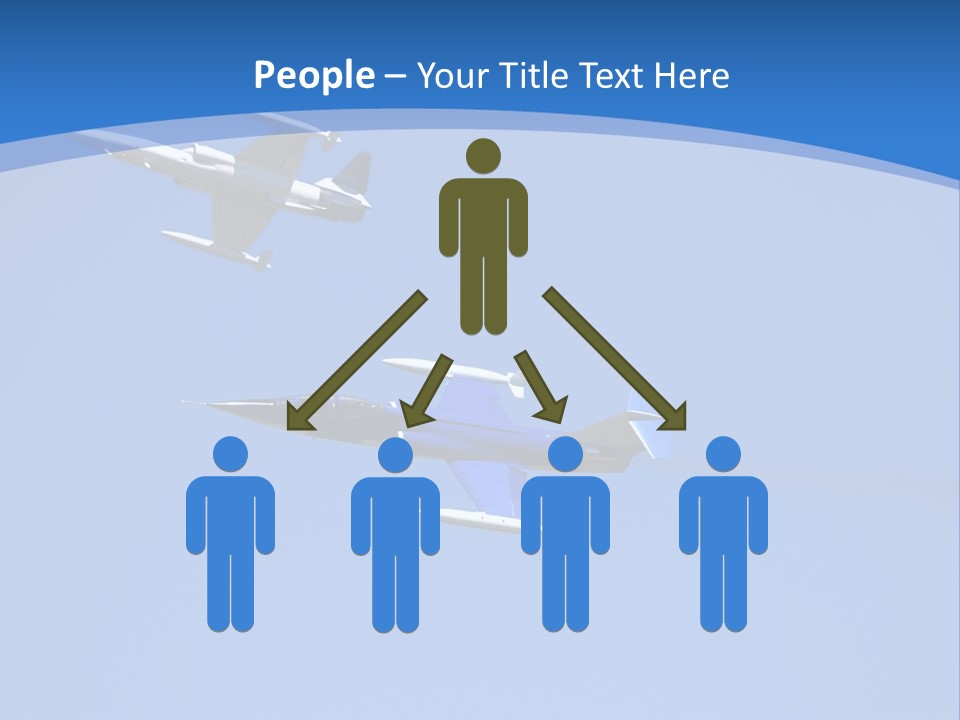 Pair Of F-104 Starfighters On A Mission PowerPoint Template