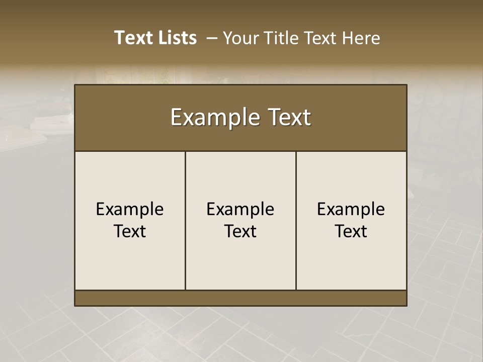 Upscale Bathroom With A Modern Tub And Tile Floor. PowerPoint Template