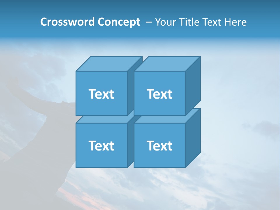 Funny Baby Having A Bath PowerPoint Template